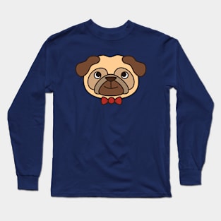 Cute and Kawaii Adorable Pug Long Sleeve T-Shirt